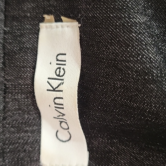 Calvin Klein Deep NAVY Button-Down Midi Dress, Size S - Picture 3 of 4